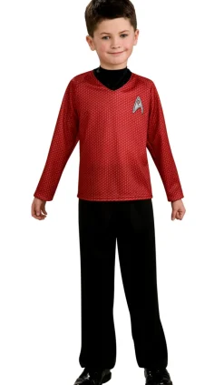 Déguisement Enfant Scotty Tm Star Trek Movie Rouge Avec Couvre-Bottes -Qualité Luxe - RueDeLaFete