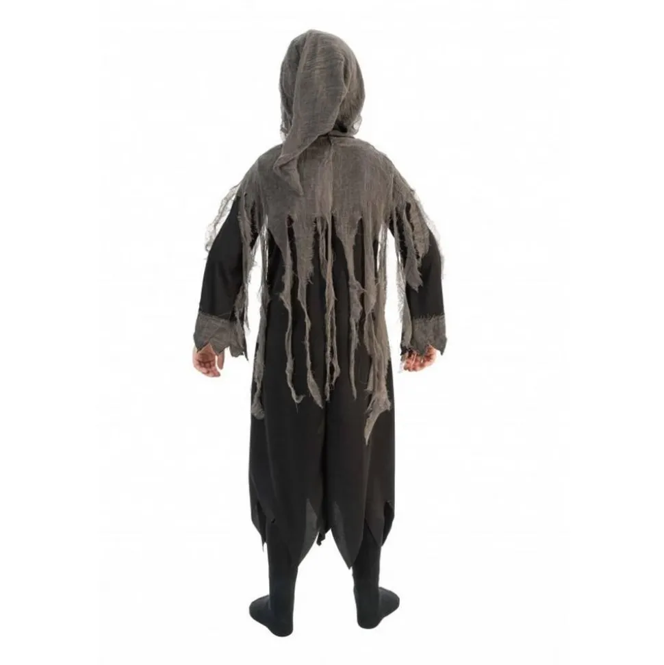 Déguisement faucheuse avec masque tête de mort - Enfant - RueDeLaFete