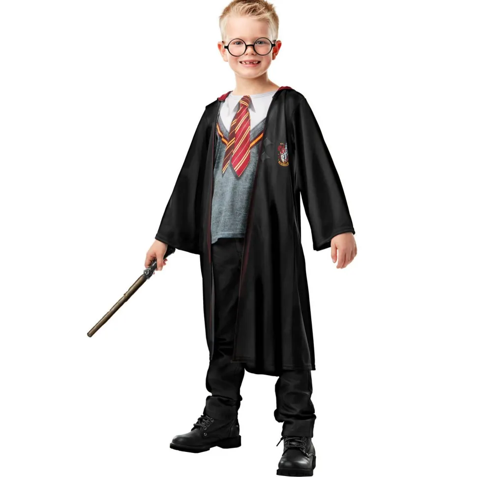 Déguisement Harry Potter™ Avec Baguette Et Lunettes - Enfant - RueDeLaFete