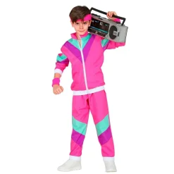 Déguisement jogging rose années 80 - Enfant - RueDeLaFete