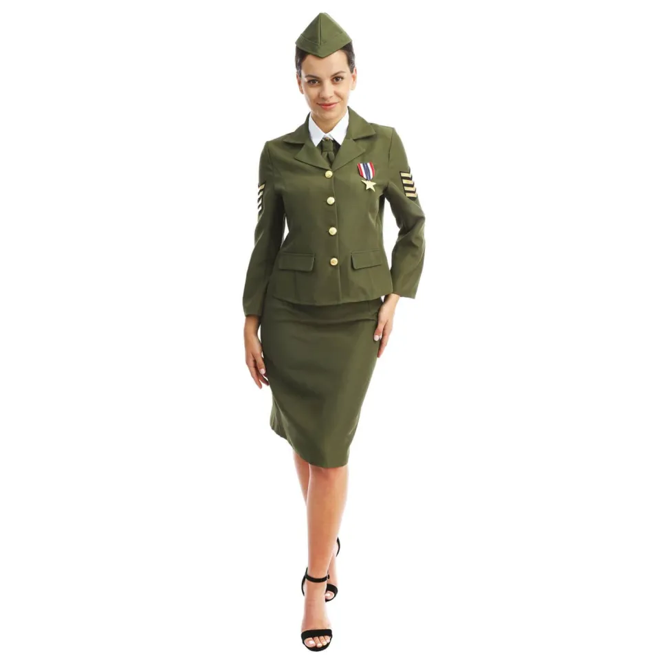 Déguisement militaire DDay - femme - RueDeLaFete