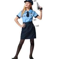 Déguisement Policière uniforme - Fille - RueDeLaFete