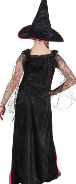 Déguisement Sorcière - Noir et Rose - Enfant - RueDeLaFete