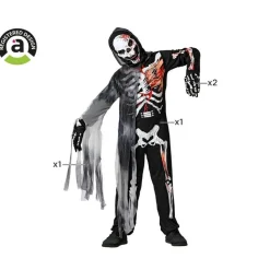 Déguisement squelette noir - Enfant - RueDeLaFete