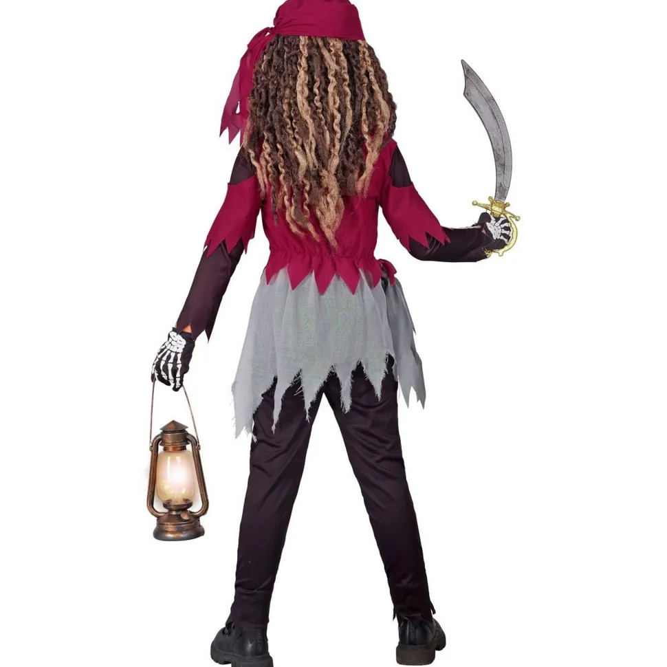 Déguisement Squelette Pirate - Fille - RueDeLaFete