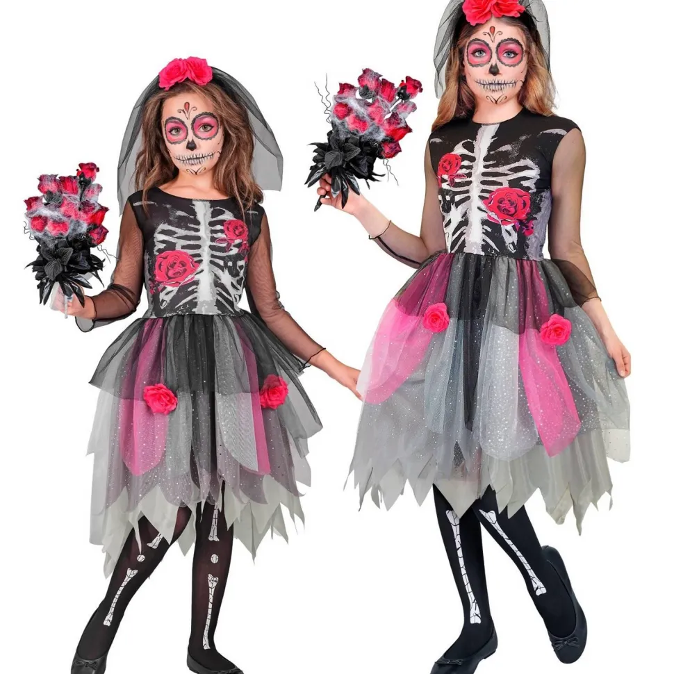 Déguisement Squelette rose - Enfant - RueDeLaFete
