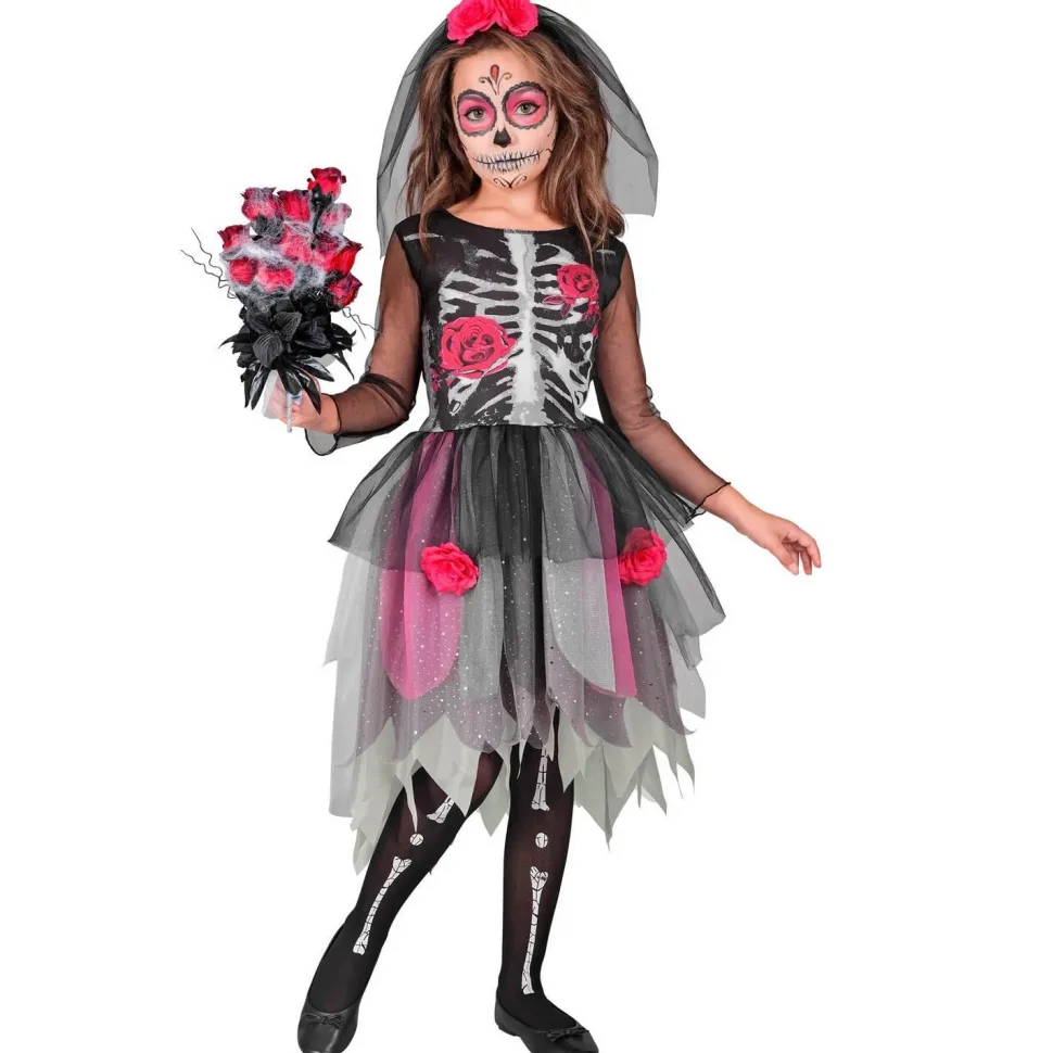 Déguisement Squelette rose - Enfant - RueDeLaFete