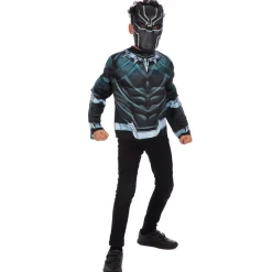 Déguisement Top Classique avec masque Black Panther - RueDeLaFete