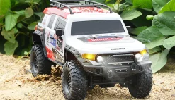 Dirt Climbing SUV Race Crawler 4WD 1:10 RTR Blanc et Rouge - Amewi