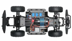 Dirt Climbing SUV Race Crawler 4WD 1:10 RTR Blanc et Rouge - Amewi