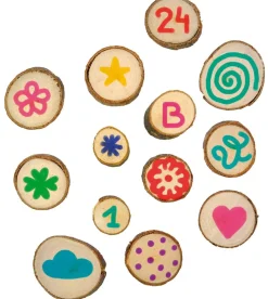 Disques en bois nature 1 kg - Eduplay