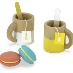 Dînette en bois : Service à thé en bois 21 pièces - Vilac