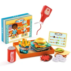 Dînette hamburgers : Kelly et Johnny - Djeco