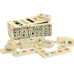 Dominos hiéroglyphes en bois - Musée du Louvre - Vilac