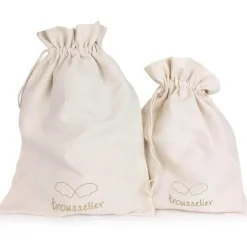 Doudou Lapin Nid d'Ange : Lin rose poudré - Trousselier