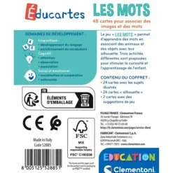 Éducartes : Les mots - Clementoni