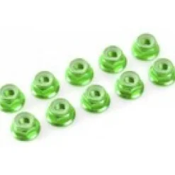 Ecrou Hex Bloq. Flasque M4 Vert - GF-0401-041 - Gforce