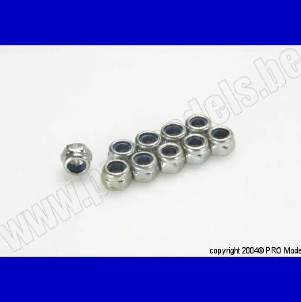 Ecrou Hex Bloquant M3 Acier (10) - GF-0152-002 - Gforce