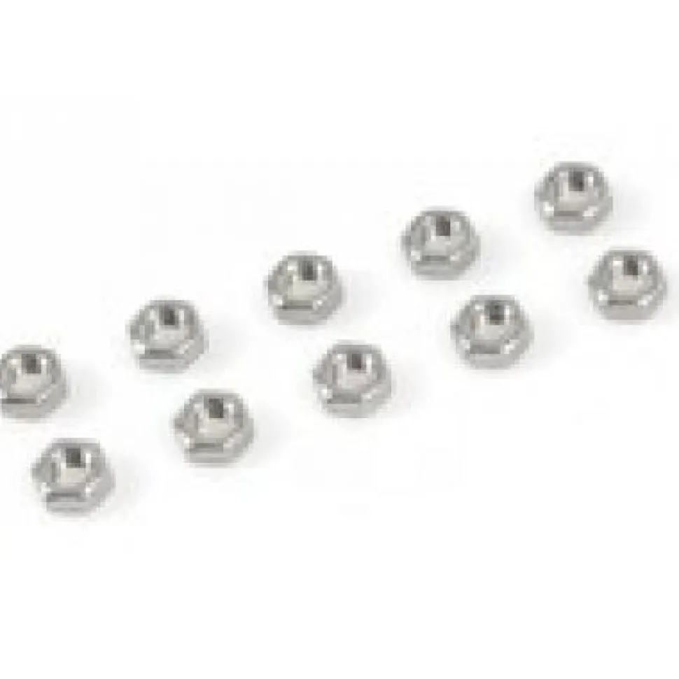 Ecrou Hex M2.5 Inox (10) - GF-0250-002 - Gforce