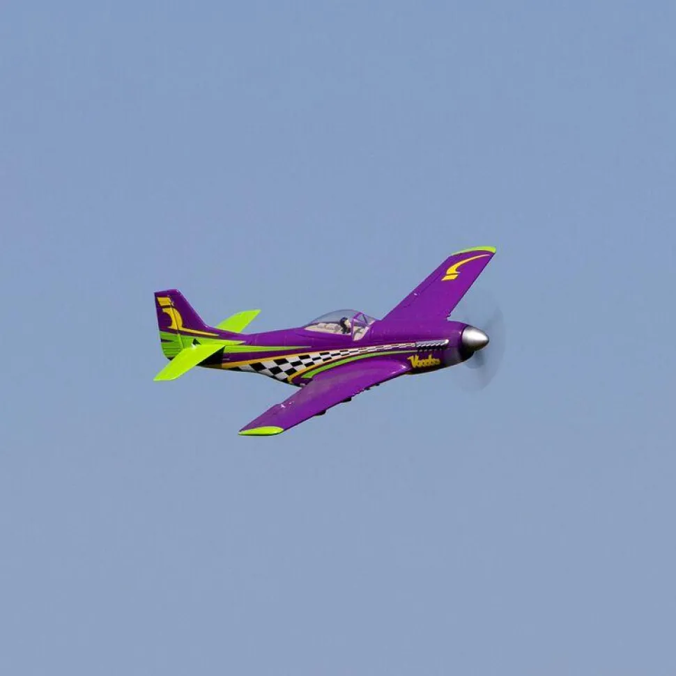 E-Flite UMX P-51D Voodoo BNF Basic 493mm avec AS3X et SAFE Select - E-flite