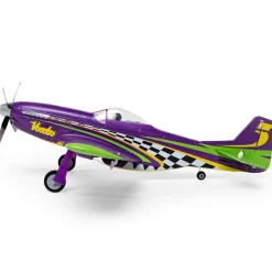 E-Flite UMX P-51D Voodoo BNF Basic 493mm avec AS3X et SAFE Select - E-flite