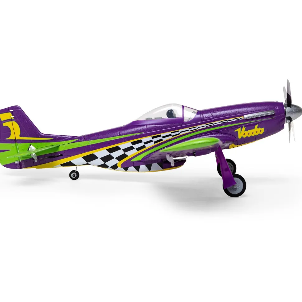 E-Flite UMX P-51D Voodoo BNF Basic 493mm avec AS3X et SAFE Select - E-flite