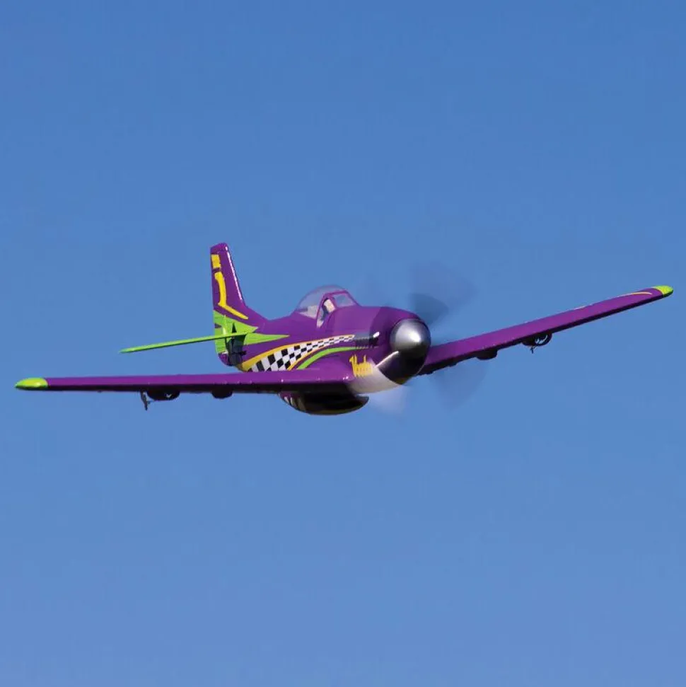 E-Flite UMX P-51D Voodoo BNF Basic 493mm avec AS3X et SAFE Select - E-flite