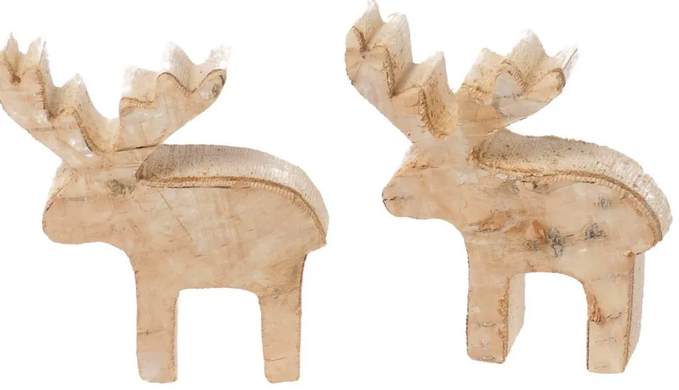 Elan en bois nature, set de 6 - Eduplay