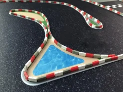 Elements de rail en plastique blanc pour piste turbo Racing (50 pcs) - Turbo Racing