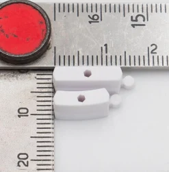 Elements de rail en plastique blanc pour piste turbo Racing (50 pcs) - Turbo Racing