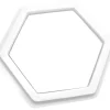 Encreur pour tampon blanc, hexagonal - Eduplay