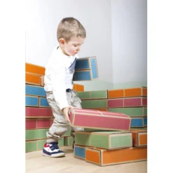 Ensemble de briques de construction rigide en carton 20 pièces - Eduplay