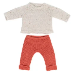 Ensemble tricoté - pull et pantalon pour poupées 38cm - Miniland