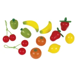 Epicerie Cagette de 12 fruits - Janod