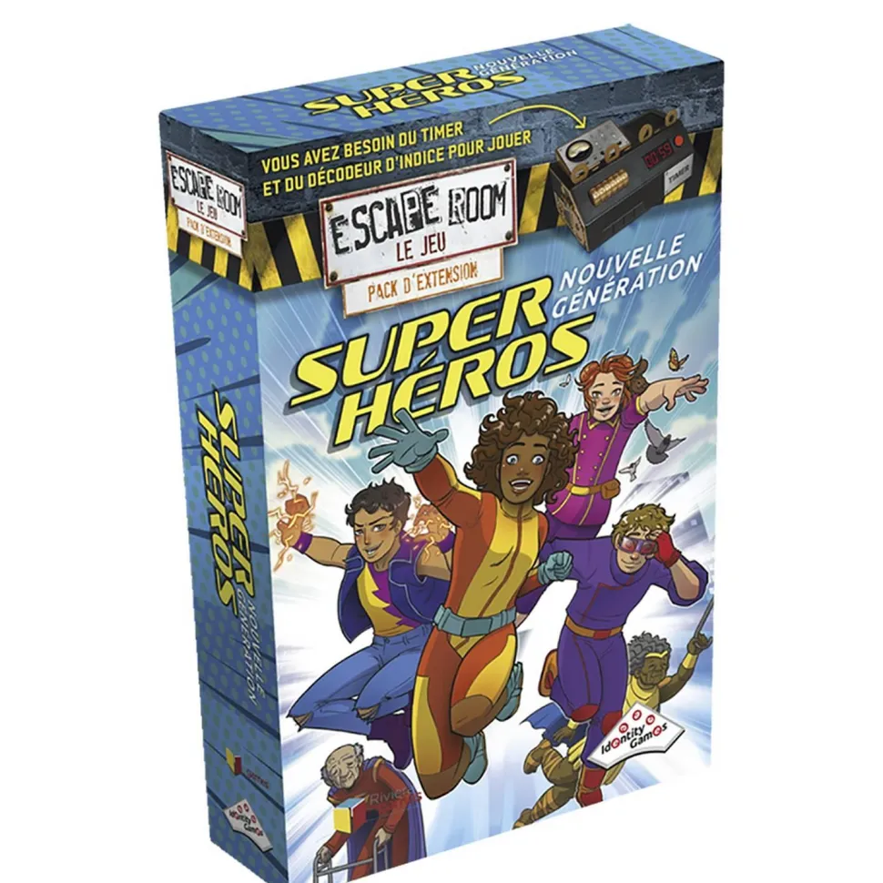 Escape Room Le Jeu - Pack d'extension - Super Héros Nouvelle Génération - Riviera Games