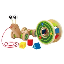 Escargot roulant avec jeu de formes - Hape