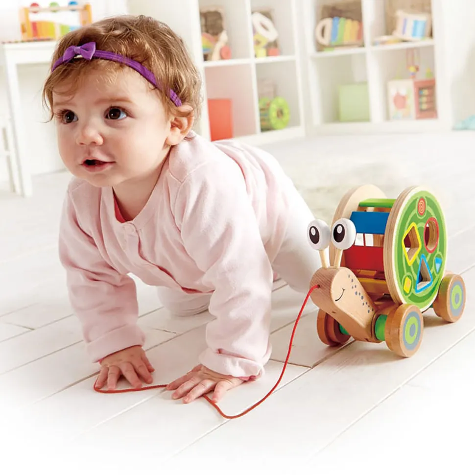 Escargot roulant avec jeu de formes - Hape
