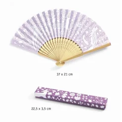 Eventail à colorier : Belle des bois - Djeco