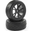 Fastrax 1/10e Mounted Arrow Buggy Front Tyres 10-Spoke - Fastrax