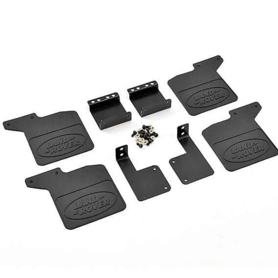 Fastrax Trx-4 Rubber Mudflaps & Alloy Mounts pour Defender - Fastrax