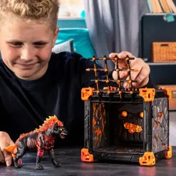 Figurine : BattleCave Hyène de Lave - Schleich