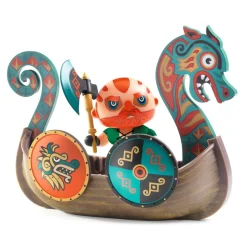 Figurine arty toys - Les barbare : Drak & Drakkar - Djeco