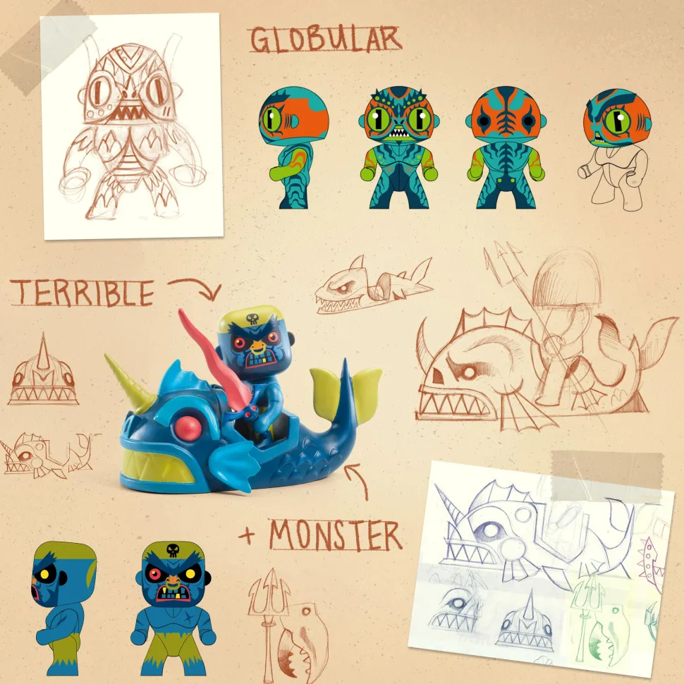 Figurine arty toys - Les Guerriers : Globular - Djeco