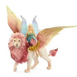 Figurine Bayala : Elfe sur lion ailé - Schleich