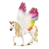 Figurine Bayala : Licorne ailée arc-en-ciel - Schleich
