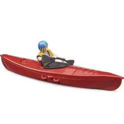 Figurine Bworld : Kayak avec figurine - Bruder