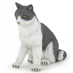 Figurine chat : Chatte assise - Papo