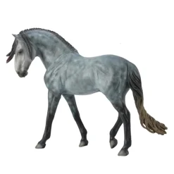 Figurine Cheval : Deluxe 1:12 : Etalon Andalou Dark Dapple Grey - Figurines Collecta