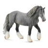 Figurine Cheval : Jument Shire Horse gris - Figurines Collecta