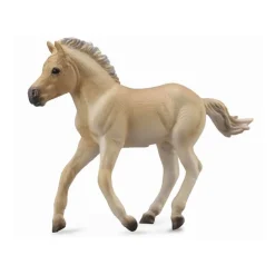 Figurine Cheval : Poulain Fjord isabelle brun - Figurines Collecta